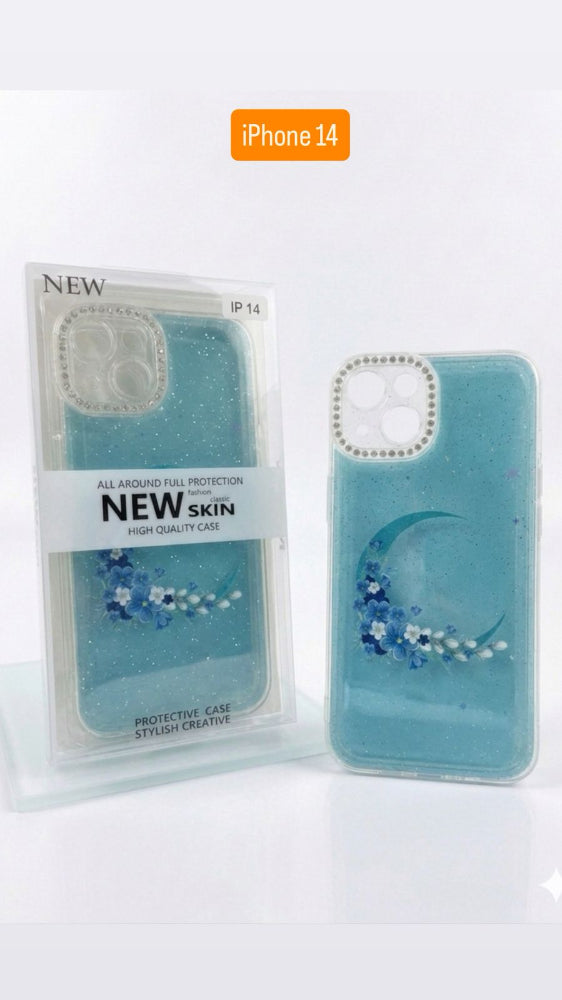 ESTUCHE DISEÑO ESCARCHA  IPHONE 14