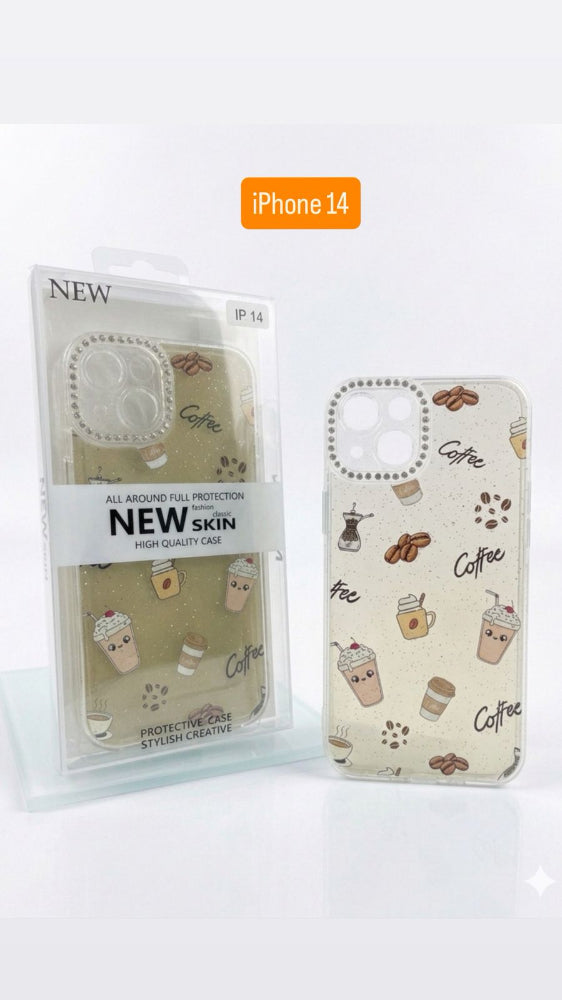 ESTUCHE DISEÑO ESCARCHA  IPHONE 14
