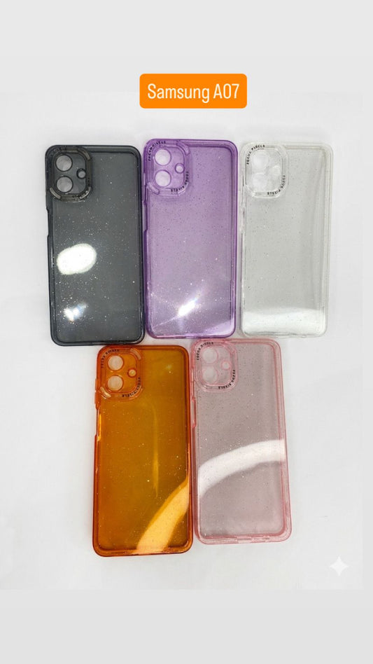 ESTUCHE DISEÑO ESCARCHA  SAMSUNG A07