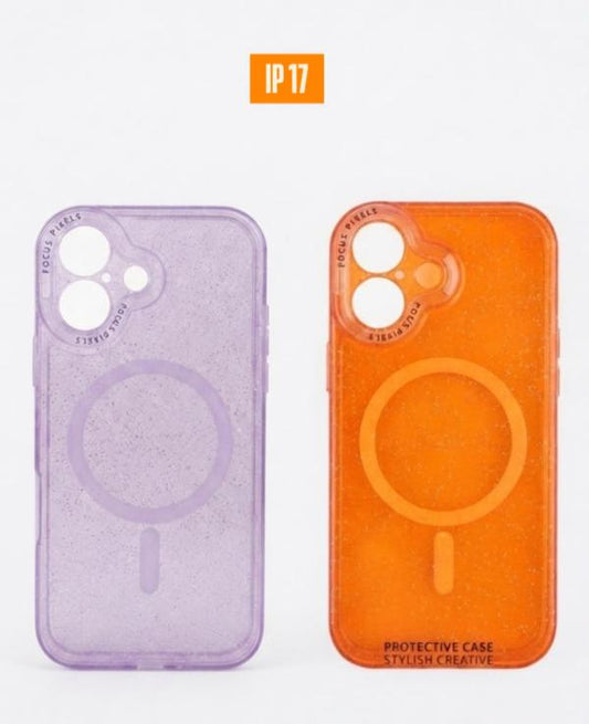 ESTUCHE DISEÑO ESCARCHA  IPHONE 17
