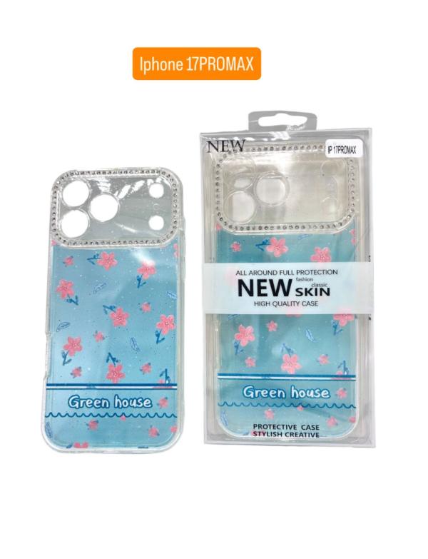ESTUCHE DISEÑO ESCARCHA IPHONE 17 PRO MAX