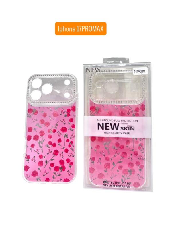 ESTUCHE DISEÑO ESCARCHA IPHONE 17 PRO MAX