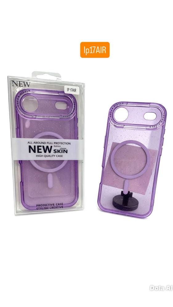 ESTUCHE DISEÑO ESCARCHA  IPHONE 17 AIR