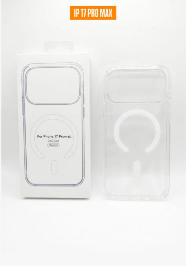 ESTUCHE TRANSPARENTE MAGSAFE 17 PRO MAX