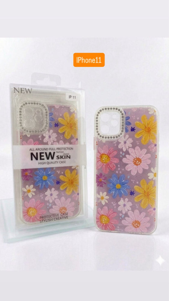 ESTUCHE DISEÑO ESCARCHA IPHONE 11