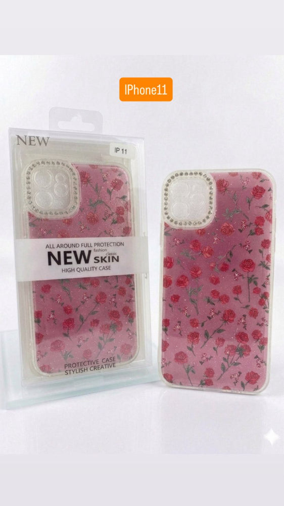 ESTUCHE DISEÑO ESCARCHA IPHONE 11