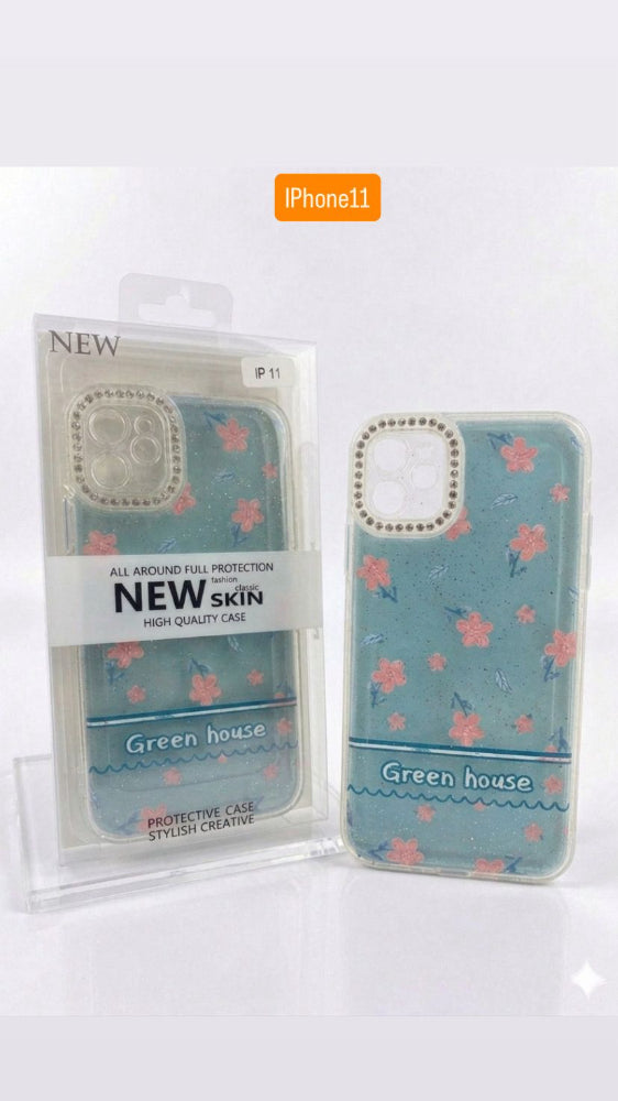 ESTUCHE DISEÑO ESCARCHA IPHONE 11