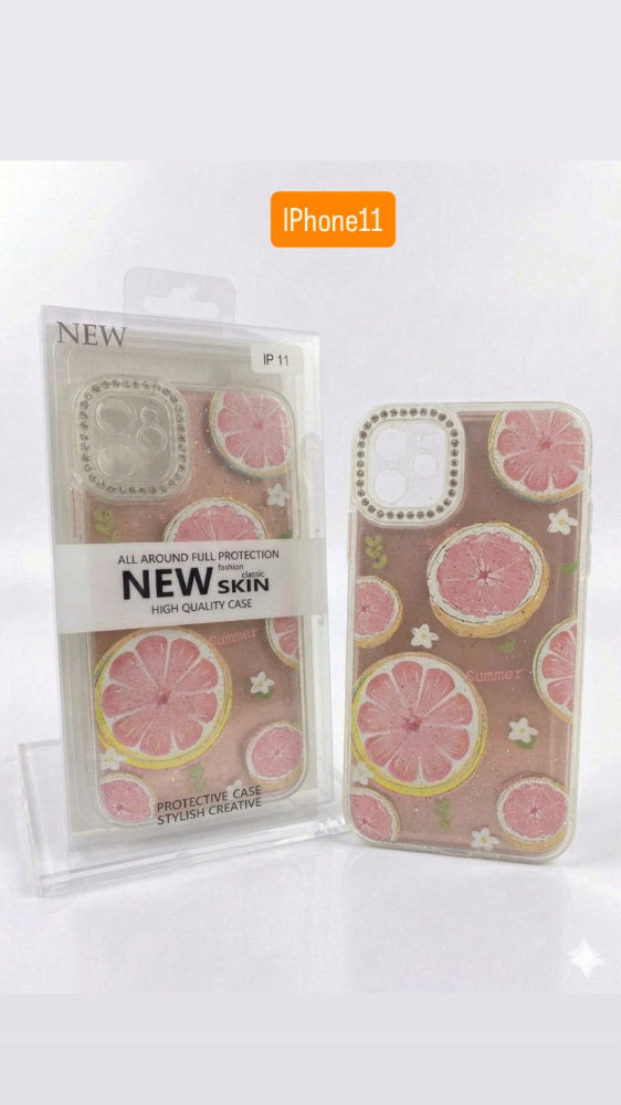 ESTUCHE DISEÑO ESCARCHA IPHONE 11