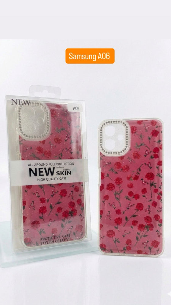 ESTUCHE DISEÑO ESCARCHA SAMSUNG A06