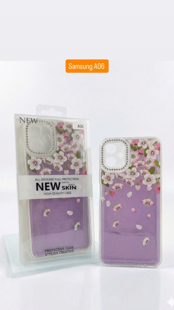 ESTUCHE DISEÑO ESCARCHA SAMSUNG A06