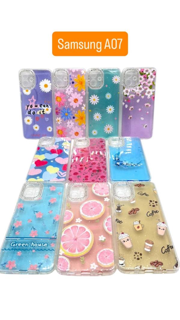 ESTUCHE DISEÑO ESCARCHA SAMSUNG A07