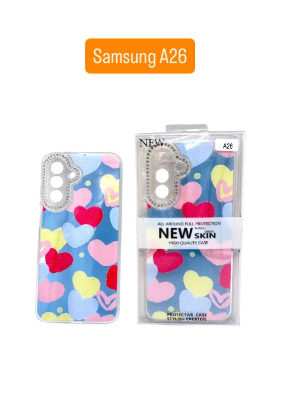 ESTUCHE DISEÑO ESCARCHA SAMSUNG A26