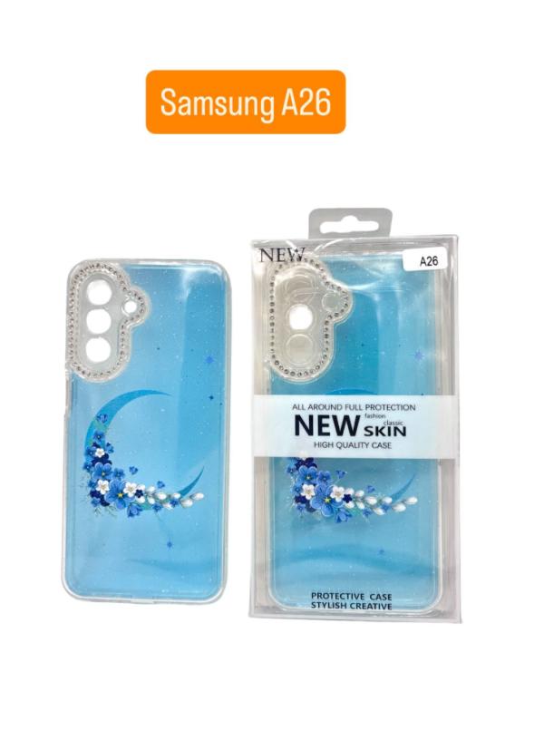 ESTUCHE DISEÑO ESCARCHA SAMSUNG A26