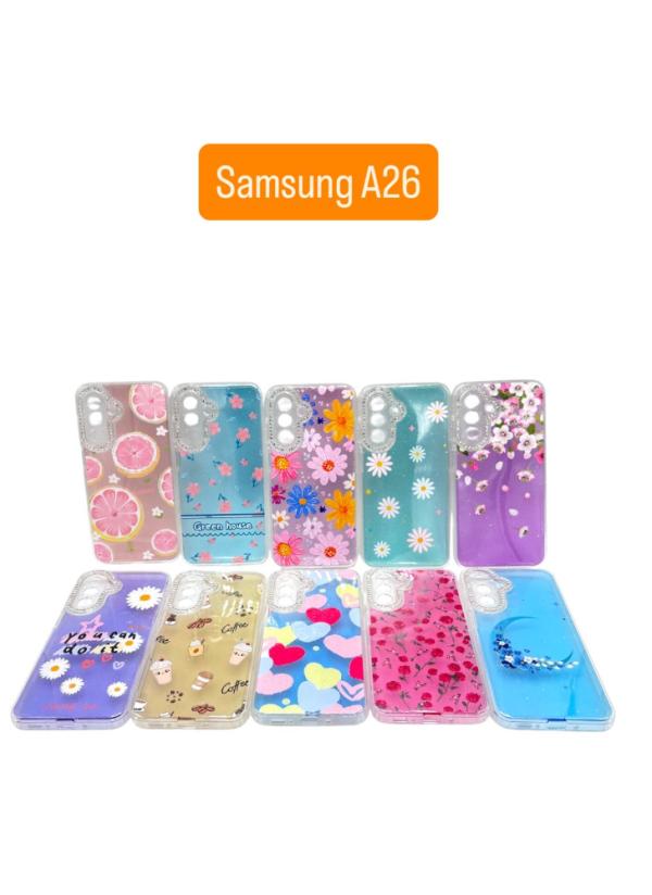 ESTUCHE DISEÑO ESCARCHA SAMSUNG A26