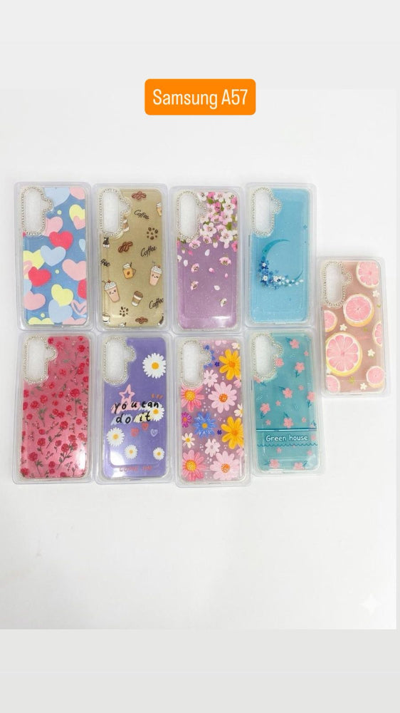 ESTUCHE DISEÑO ESCARCHA SAMSUNG A57