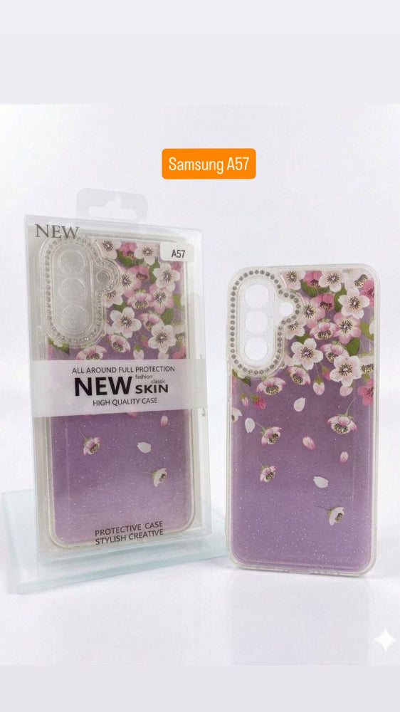 ESTUCHE DISEÑO ESCARCHA SAMSUNG A57