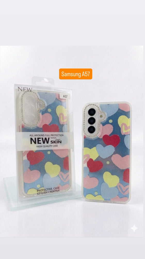 ESTUCHE DISEÑO ESCARCHA SAMSUNG A57