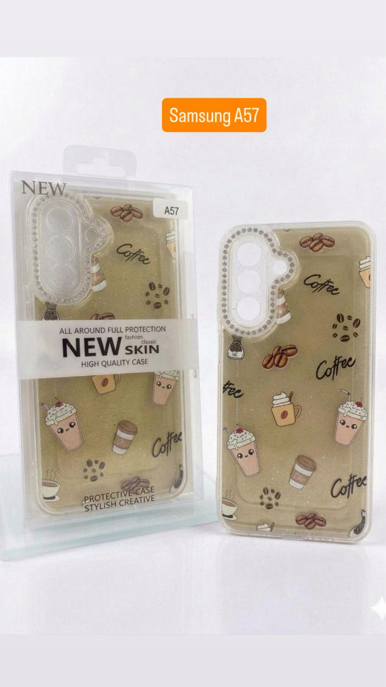 ESTUCHE DISEÑO ESCARCHA SAMSUNG A57