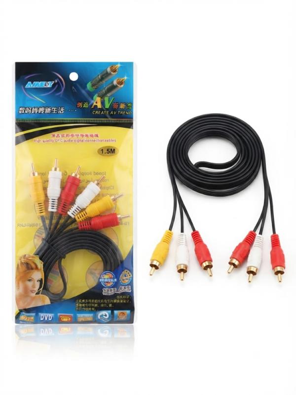 CABLE RCA A 3.5MM AV EN BOLSA 1.5MT