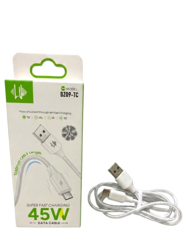 CABLE SUPERCOOL USB TIPO C A TIPO C BZ09