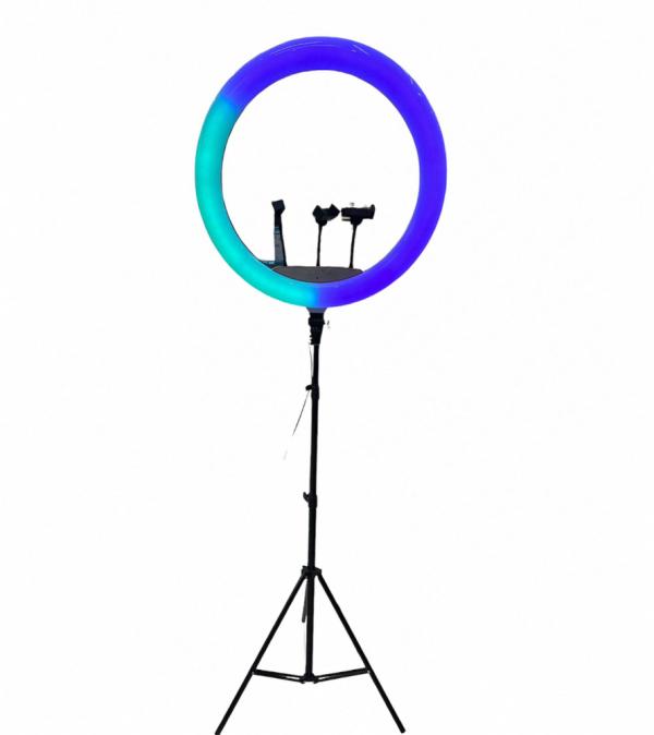 ARO DE LUZ LED 56CM MJ56 RGB COLORES