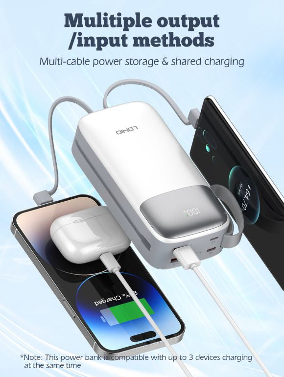 POWERBANK LDNIO 22.5W 30000 mAh PQ30