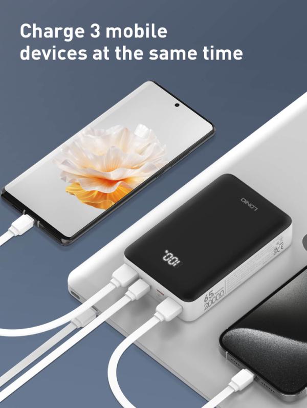 POWERBANK LDNIO 65W 20000 mAh PQ27