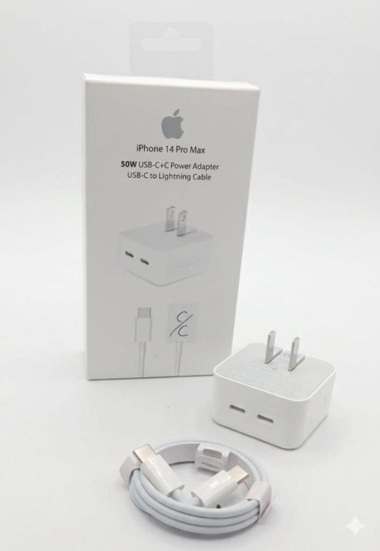 CARGADOR USB-C IPHONE 14 PRO MAX 50W