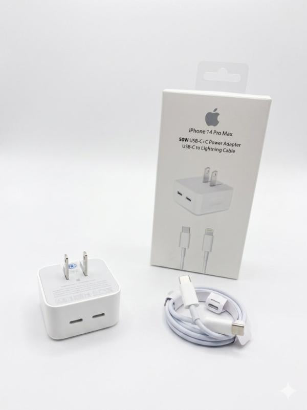 CARGADOR USB-C IPHONE 14 PRO MAX 50W