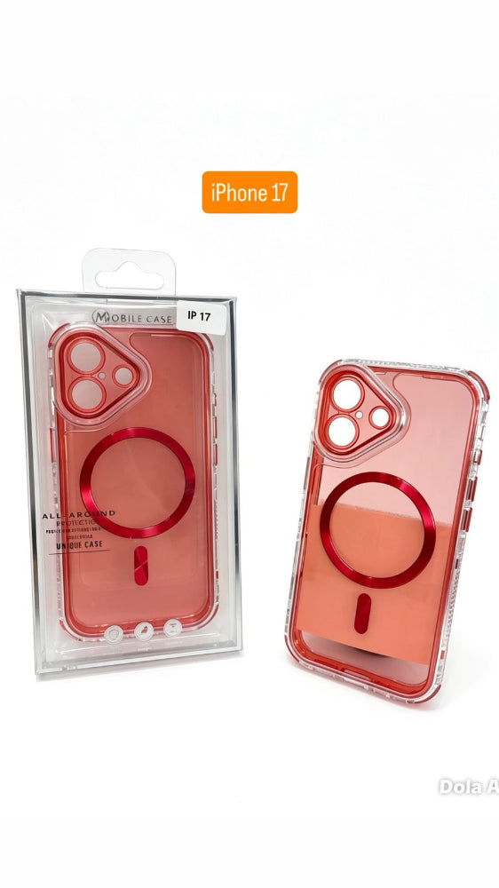 ESTUCHE MAGSAFE METALIZADO IPHONE 17