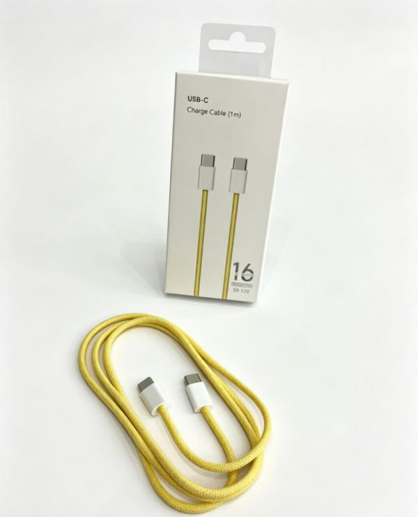 CABLE USB-C 60W IPHONE 16 PRO MAX 1M