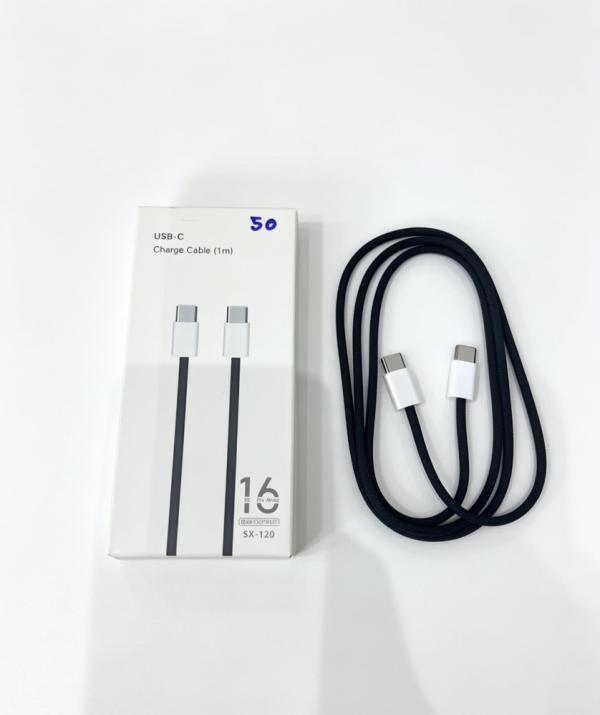 CABLE USB-C 60W IPHONE 16 PRO MAX 1M