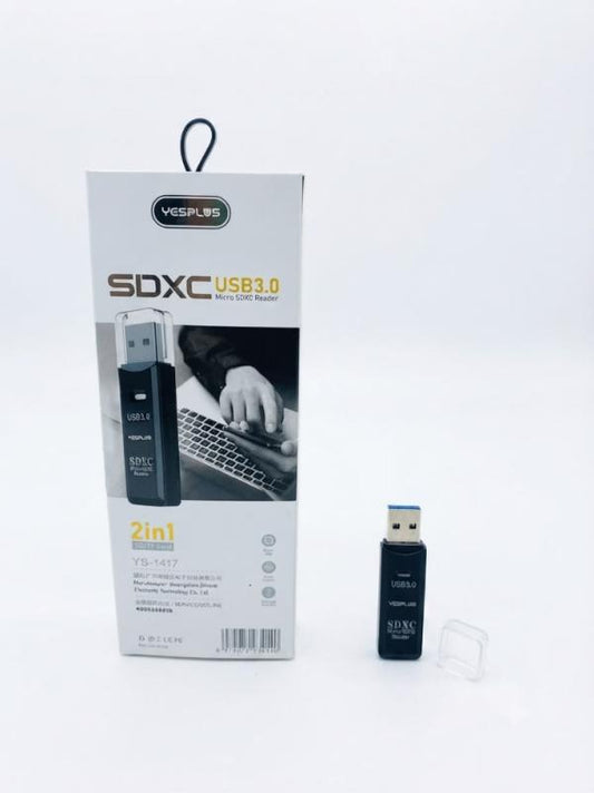 ADAPTADOR YS-1417 USB 3.0 MICRO SD READER YESPLUS