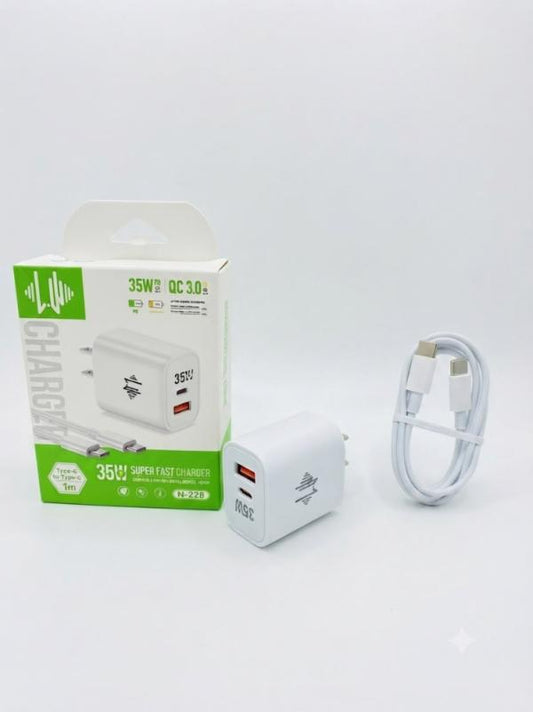CARGADOR SUPERCOOL N228 TIPOC A TIPO C PD 35W