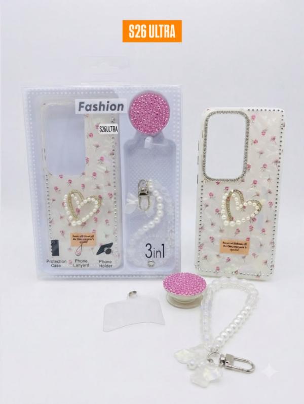 ESTUCHE CON LLAVERO S26 ULTRA