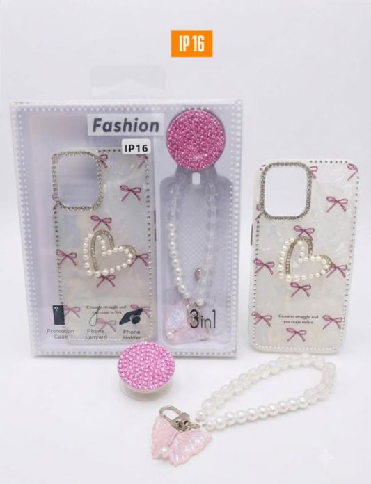 ESTUCHE CON LLAVERO IPHONE 16