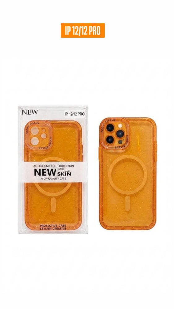 ESTUCHE DISEÑO ESCARCHA IPHONE 12