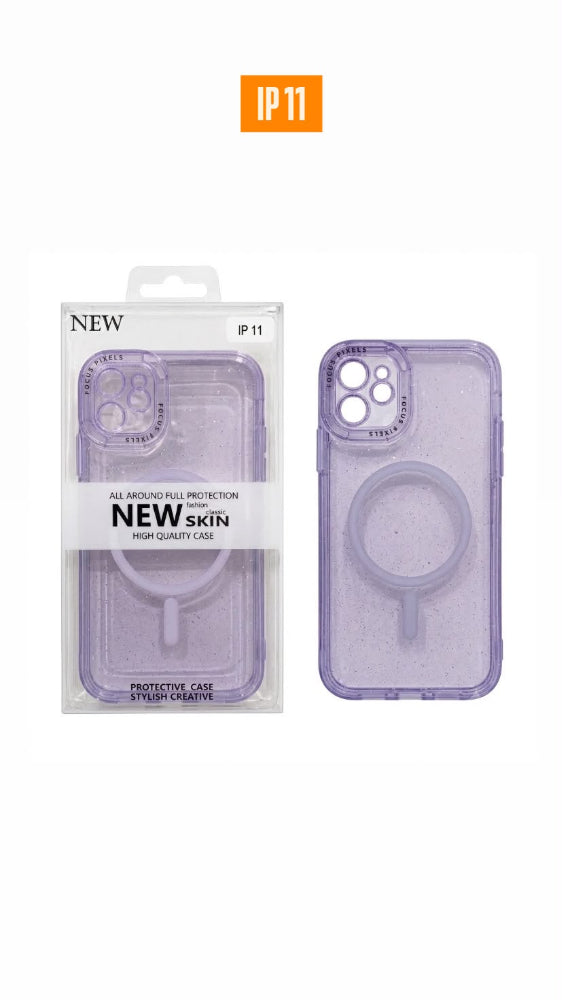 ESTUCHE DISEÑO ESCARCHA IPHONE 11