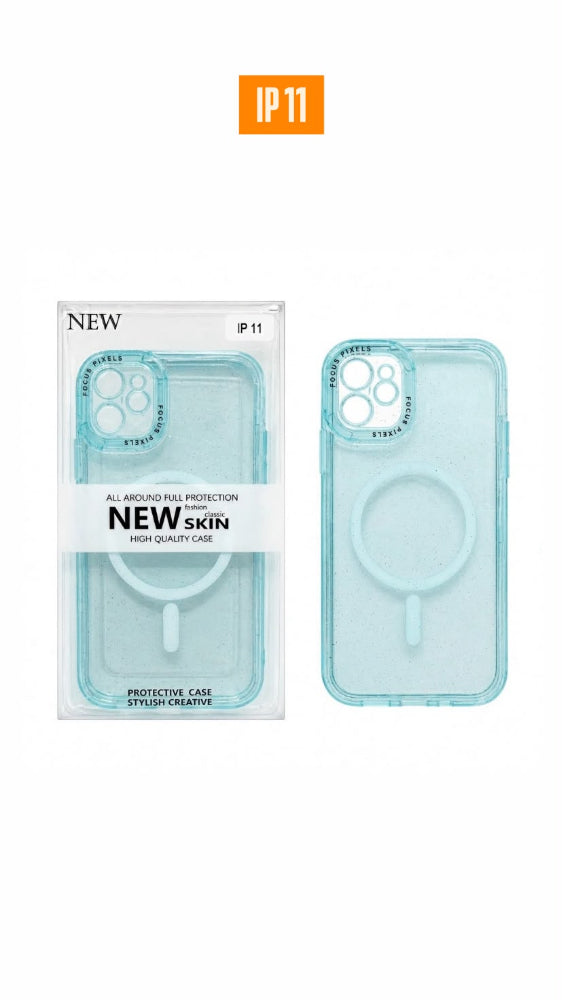 ESTUCHE DISEÑO ESCARCHA IPHONE 11