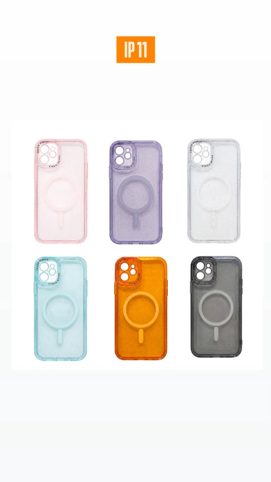 ESTUCHE DISEÑO ESCARCHA IPHONE 11