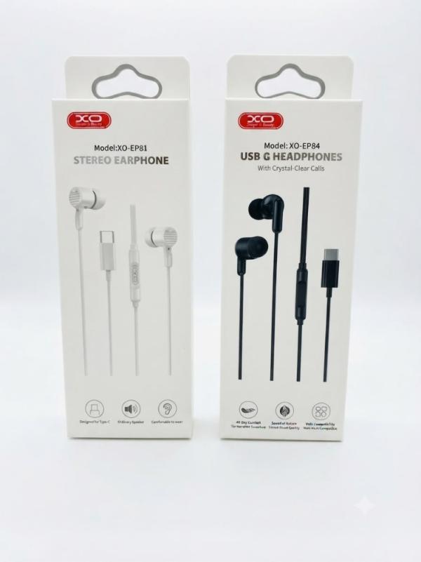 AUDIFONO XO EP84 TIPO C NEGRO