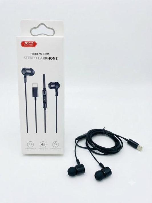 AUDIFONO XO EP81 TIPO C NEGRO