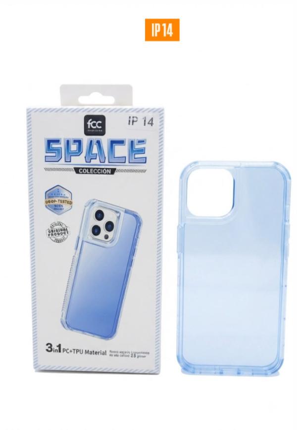 ESTUCHE SPACE FCC COLOR 3EN1 IPHONE 14