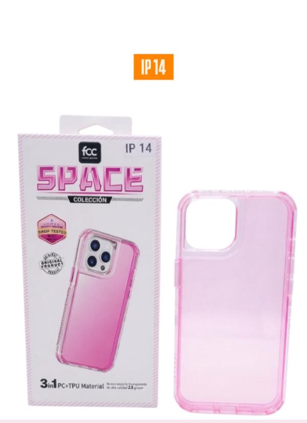 ESTUCHE SPACE FCC COLOR 3EN1 IPHONE 14