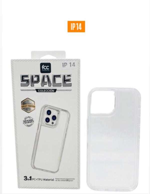 ESTUCHE SPACE FCC COLOR 3EN1 IPHONE 14