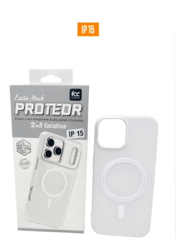 ESTUCHE MAGSAFE FCC SILICONA IPHONE 15