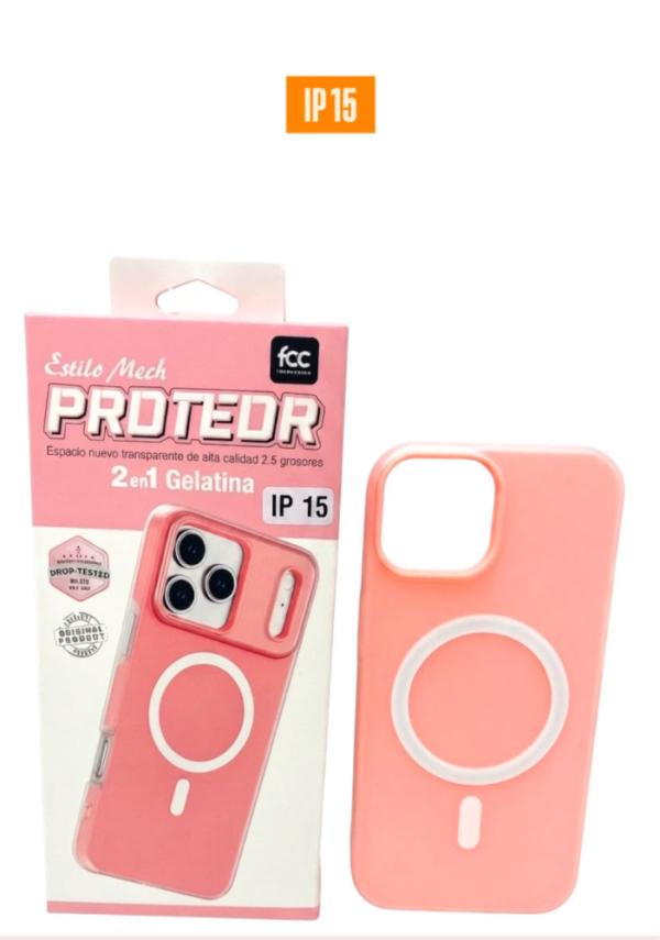 ESTUCHE MAGSAFE FCC SILICONA IPHONE 15