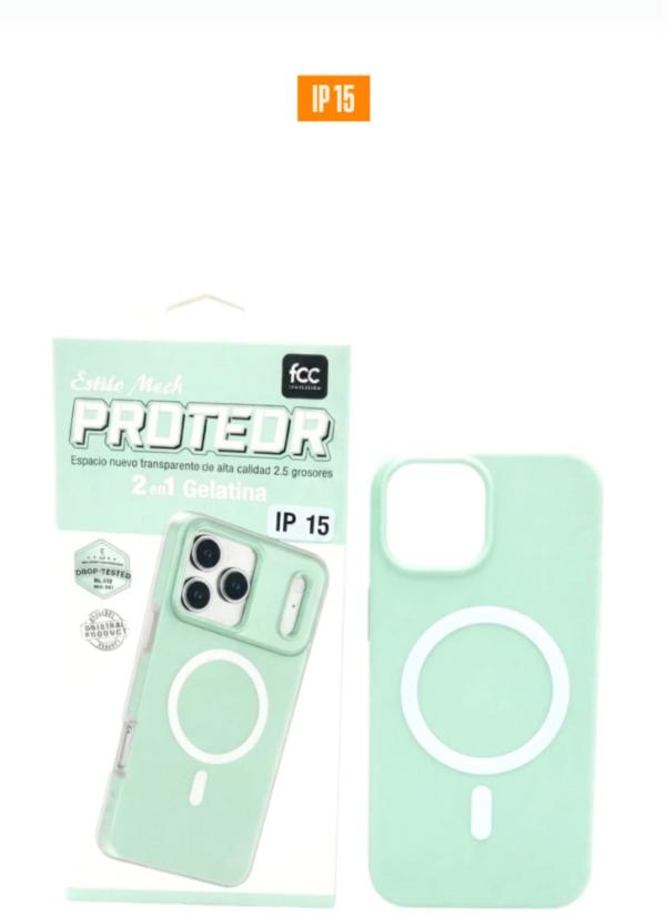 ESTUCHE MAGSAFE FCC SILICONA IPHONE 15