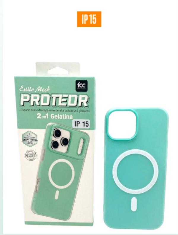 ESTUCHE MAGSAFE FCC SILICONA IPHONE 15