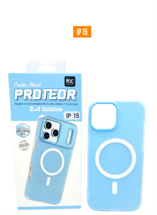 ESTUCHE MAGSAFE FCC SILICONA IPHONE 15